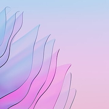 Abstract pastel wave design with smooth gradients.